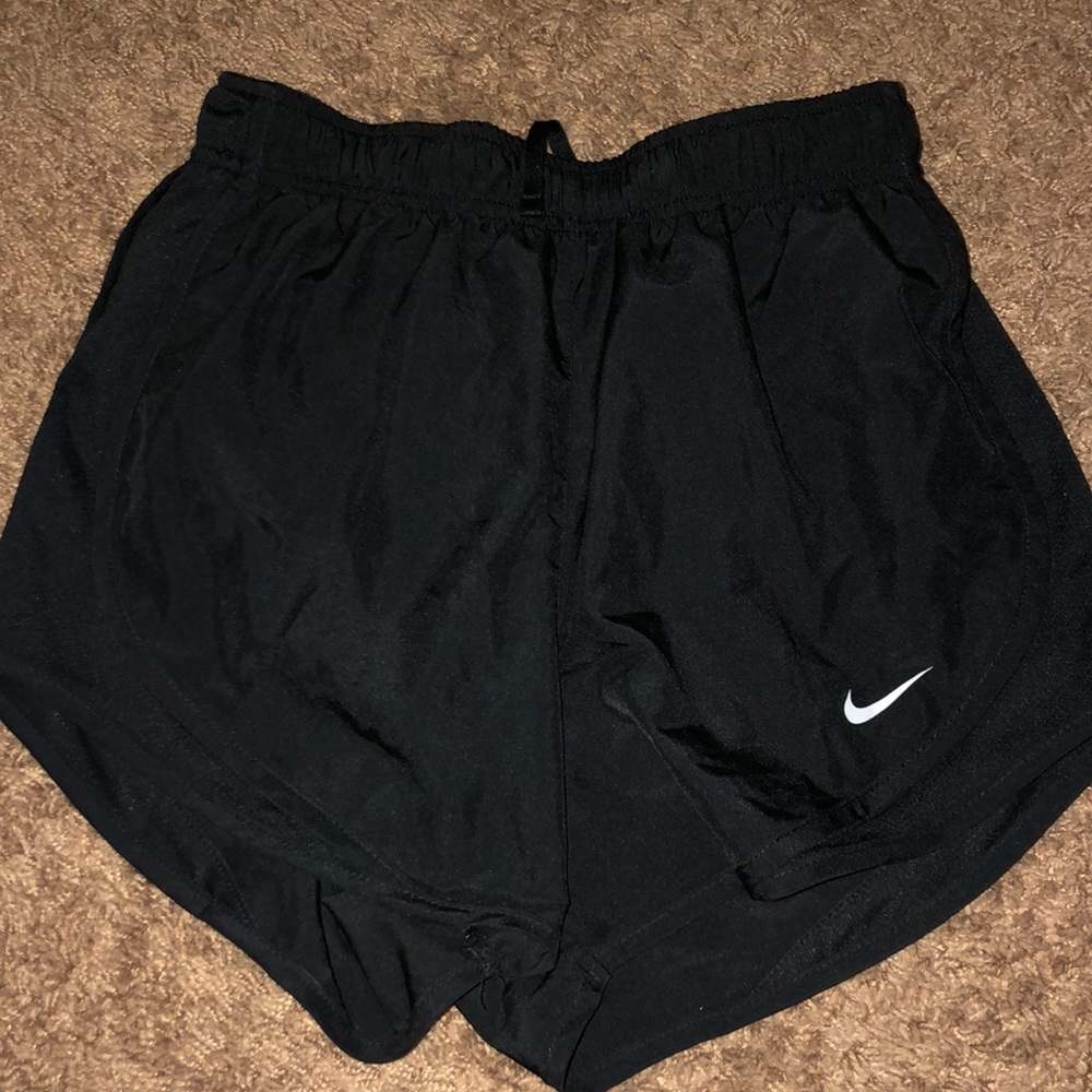 black nike shorts